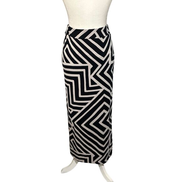 Maeve by Anthropologie geometric stretchy maxi skirt - S - Picture 4 of 7
